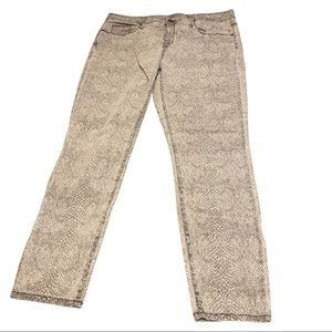 Universal Thread Snake Print Skinny Jeans